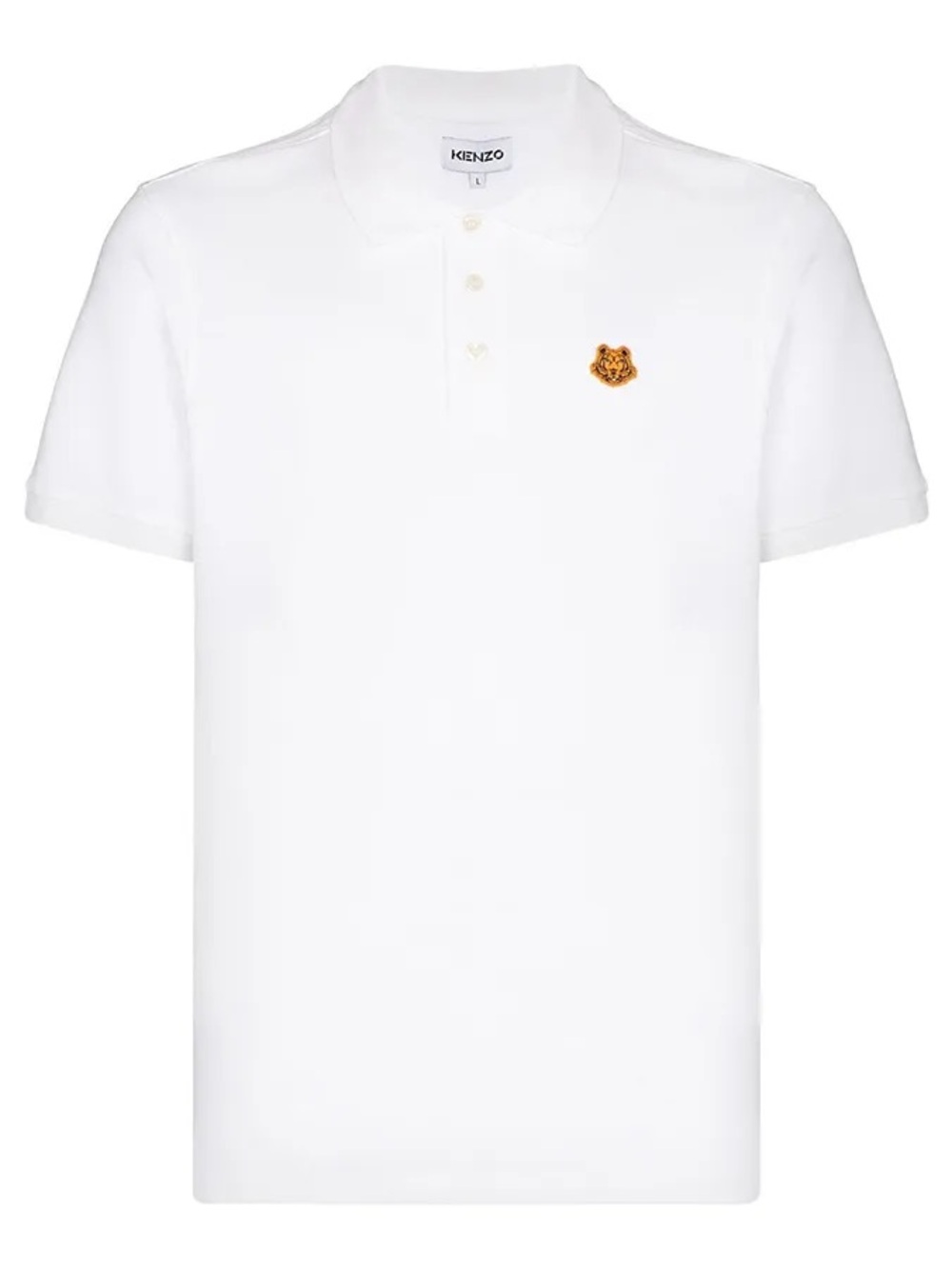 Kenzo Tiger Crest White Polo Size S